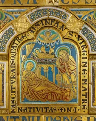 Die Geburt Christi, vom Verduner Altar