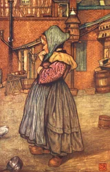 Ein kleines normannisches Mädchen