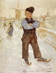 Schlittschuhläufer
