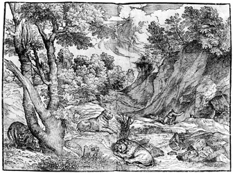Große Landschaft mit St. Hieronymus, 1937