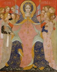 Die heilige Ursula und ihre Jungfrauen, ca. 1410