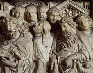 Darstellung im Tempel, Tafel vom Kanzel des Baptisteriums von St. Johannes