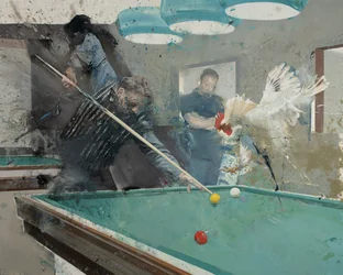 Billard mit Hahn II (2022)