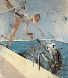 Affe mit Trapezkünstler, 2021