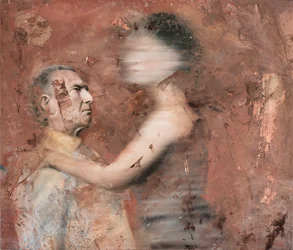 Frau bewegt sich mit Mann, 2019