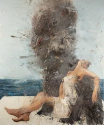 Frau mit Hund II, 2021