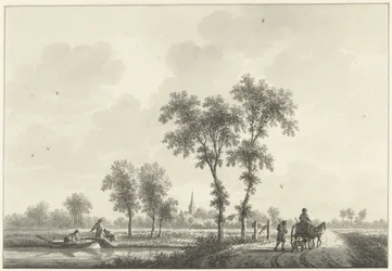 Das Dorf Spijk in Gelderland