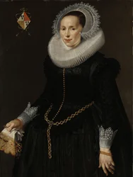 Porträt von Johanna Le Maire, Ehefrau von Pieter van Son, ca. 1622-29
