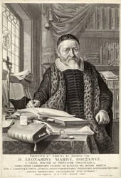 D. Leonardus Marius Goezanus, veröffentlicht 1654 (Gravur)