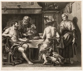 Jupiter und Merkur mit Baucis und Philemon