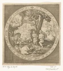 Adam und Eva im Paradies (Von der Schöpfung bis zur Vertreibung aus dem Paradies, Serie)