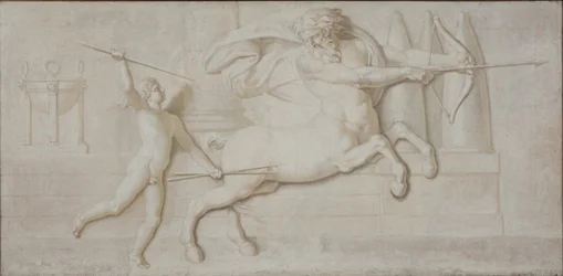 Achilles und der Zentaur Cheiron