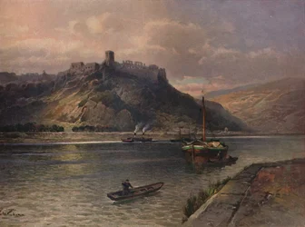 Ruine Rheinfels, Burg Rheinfels, 1923