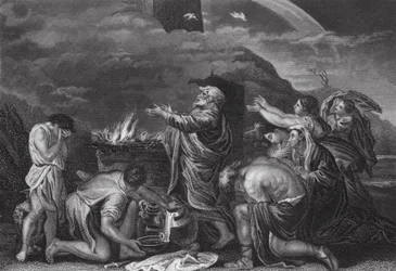 Noahs Opfer, Genesis, Kapitel 8, Vers 20