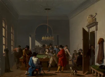 Das Billardzimmer, nach 1810