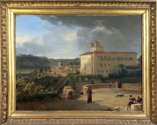 Blick auf die Villa Medici
