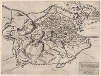 Speculum Romanae Magnificentiae: Blick auf Rom von Osten