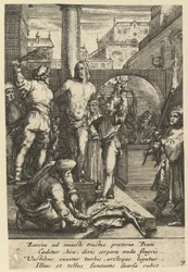 Die Geißelung Christi, aus Die Passion Christi, Mitte 17. Jahrhundert