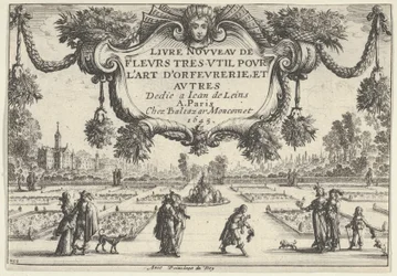 Titelblatt, aus Livre Nouveau de Fleurs Tres-Util, 1645