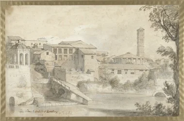 Tiberinsel mit dem Kloster San Bartolommeo