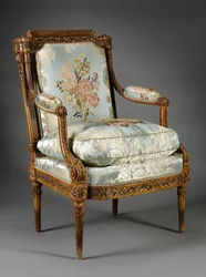 Armstuhl (Fauteuil), ca. 1785