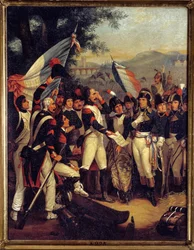 Das Korporalszeugnis von Lodi 10/05/1796 Napoleon Bonaparte erhielt das Korporalszeugnis