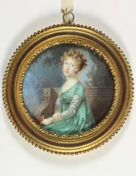 Marie-Antoinette-Therese, Prinzessin der Asturien (Emaille)