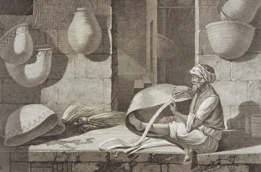 Der Korbmacher, aus Band II Künste und Handwerke von 
