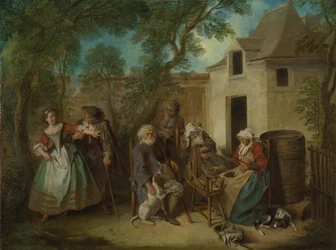 Die vier Lebensalter des Menschen: Alter, ca. 1735
