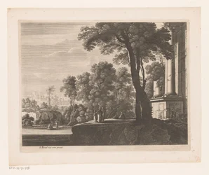 Landschaft mit Tobias und dem Engel