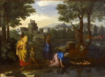 Die Aussetzung des Moses, 1654