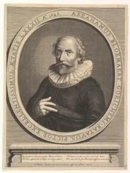 Porträt von Abraham Bloemaert, 17. Jahrhundert