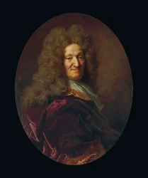 Porträt von Jean de La Fontaine, im Alter von 73 Jahren, um 1694