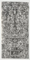 Ornamenttafel: Mars, Gott der Schlachten