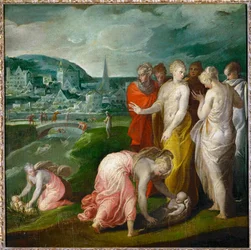 Moses aus den Wassern gerettet