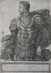 Henri II., König von Frankreich, im Alter von 28 Jahren, 1547