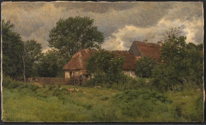 Alte Nebengebäude bei einem Herrenhaus