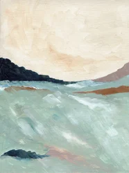 Abstrakte Küstenlandschaft