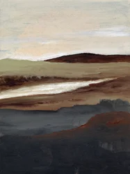 Erdige Flusslandschaft