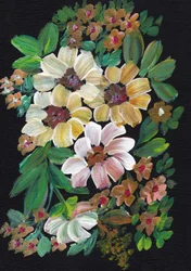 Lebhaftes Blumenbouquet