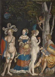 Das Urteil des Paris, 1517-18
