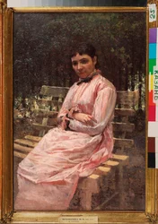 Im Park (Porträt der Frau des Künstlers)