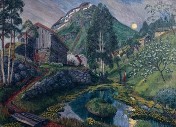 Mondlicht im Dvergs-Tal, ca. 1915