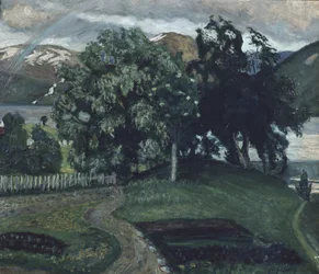 Der Pfarrgarten, vor 1911