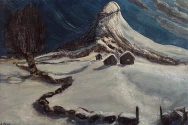 Winternacht in Fjellstølen