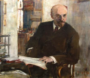 Porträt von W. I. Lenin