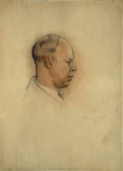 Porträt des Komponisten Sergei Prokofjew (1891-1953)