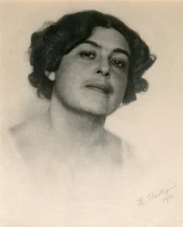 Porträt der russischen Schauspielerin Voronets, ca. 1916