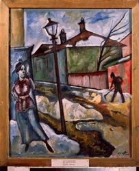 Eine Straße - Frühling