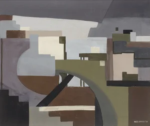 Präzisionistische Stadtansicht